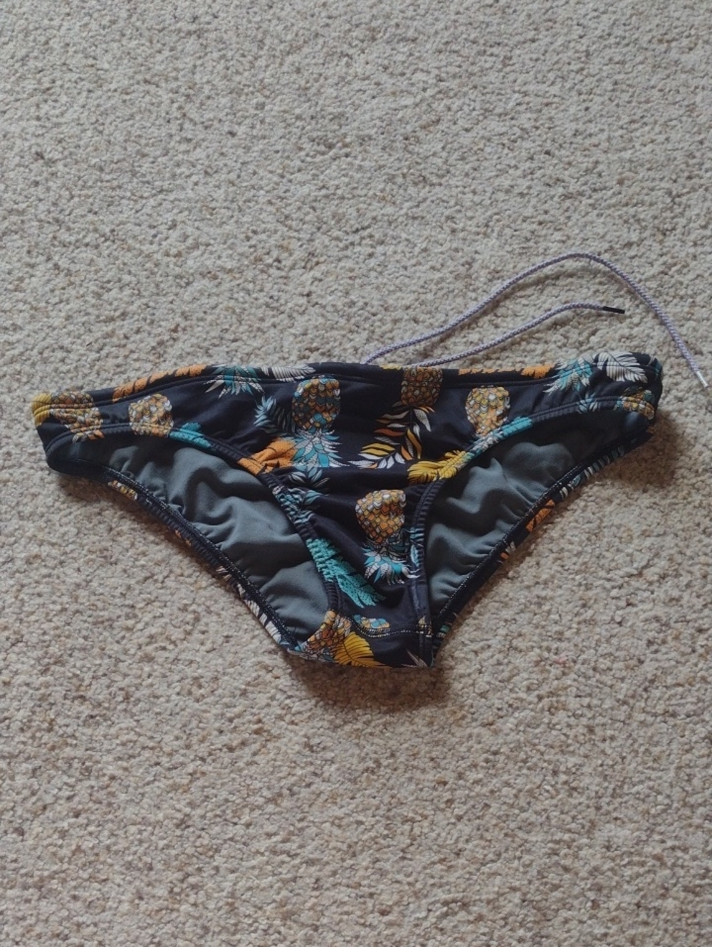Jolyn "Andy" Gray Swim Bottoms with Pineapples